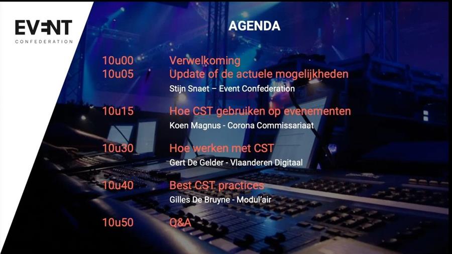 Herbekijk het webinar over het Covid Safe Ticket