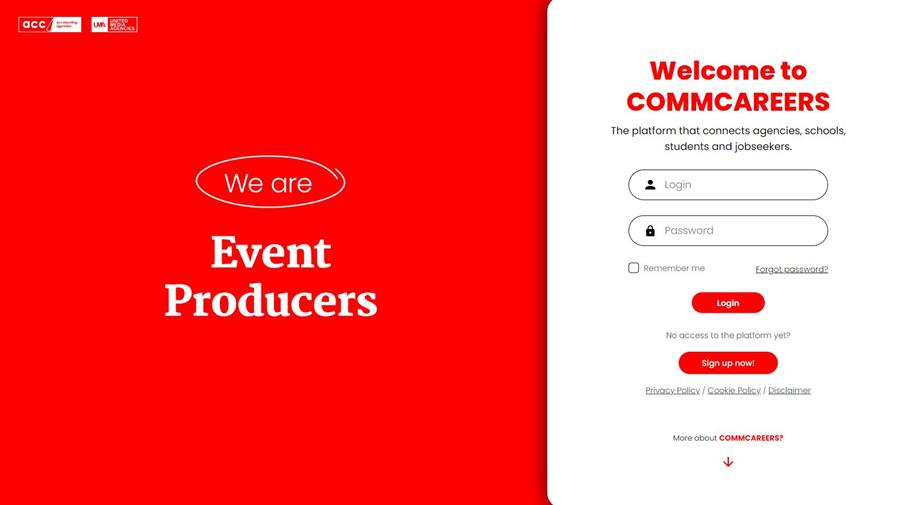 L'ACC et l'UMA lancent commcareers.be