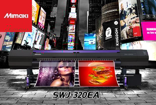 Mimaki donne accès à une impression grand format économique grâce à son imprimante à solvant innovante SWJ-320EA