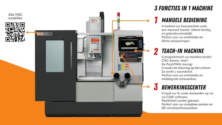 High mix, low volume draai- en freeswerk? Crispyn heeft de perfecte machine voor u.
