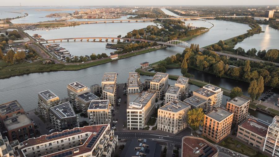 Achèvement du projet KCAP sur l'île de Cruquius à Amsterdam