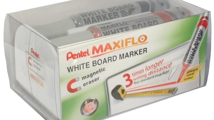 Pentel MaxiFlo whiteboardmarkers: duurzaam, kwalitatief en veelzijdig