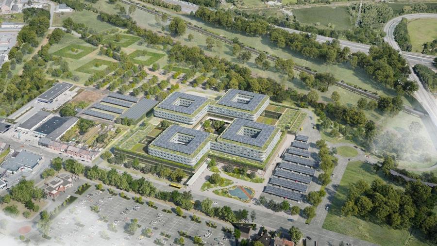 Cinq nouveaux hôpitaux HELORA misent sur une structure bois hybride