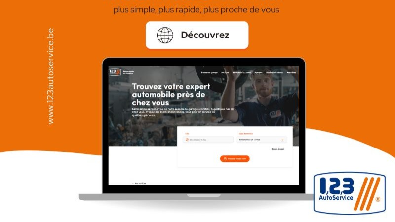 Nouveau site web pour accélérer la croissance de 1,2,3 AutoService